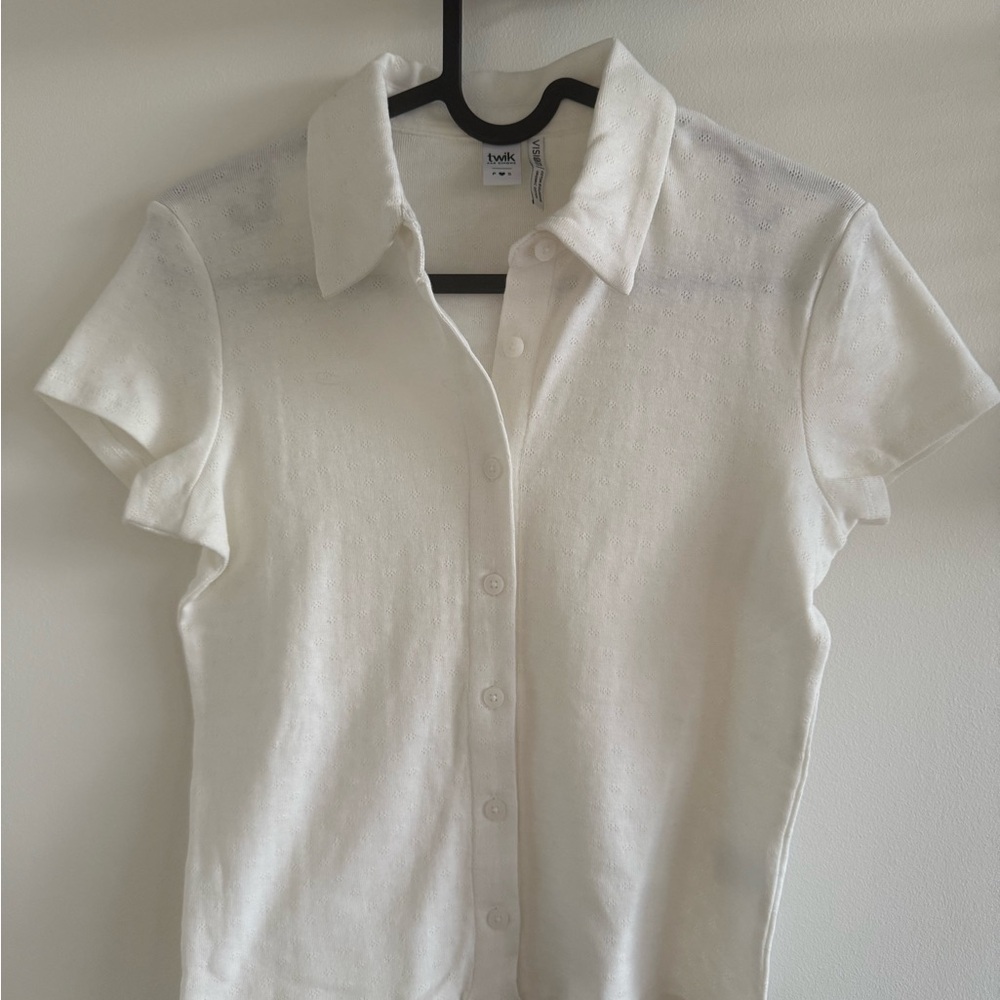 Twik White Button-Up Shirt